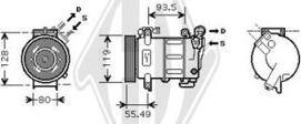 Diederichs DCK1447 - Compressore, Climatizzatore autozon.pro