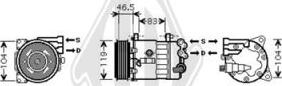 Diederichs DCK1454 - Compressore, Climatizzatore autozon.pro