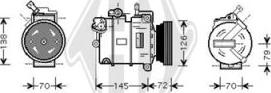 Diederichs DCK1401 - Compressore, Climatizzatore autozon.pro