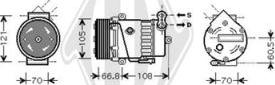 Diederichs DCK1403 - Compressore, Climatizzatore autozon.pro