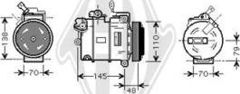 Diederichs DCK1417 - Compressore, Climatizzatore autozon.pro