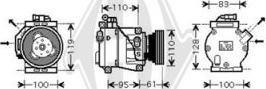 Diederichs DCK1485 - Compressore, Climatizzatore autozon.pro