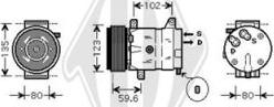 Diederichs DCK1483 - Compressore, Climatizzatore autozon.pro