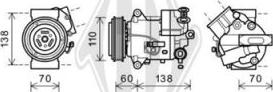 Diederichs DCK1439 - Compressore, Climatizzatore autozon.pro