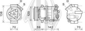 Diederichs DCK1431 - Compressore, Climatizzatore autozon.pro