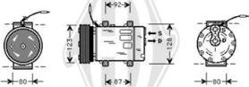 Diederichs DCK1471 - Compressore, Climatizzatore autozon.pro