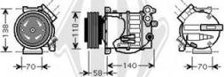 Diederichs DCK1596 - Compressore, Climatizzatore autozon.pro