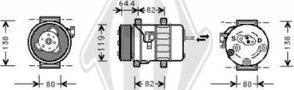 Diederichs DCK1590 - Compressore, Climatizzatore autozon.pro