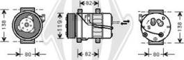 Diederichs DCK1592 - Compressore, Climatizzatore autozon.pro