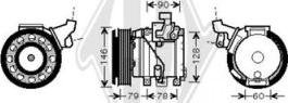 Diederichs DCK1546 - Compressore, Climatizzatore autozon.pro