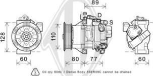 Diederichs DCK1561 - Compressore, Climatizzatore autozon.pro