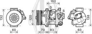 Diederichs DCK1562 - Compressore, Climatizzatore autozon.pro