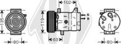 Diederichs DCK1501 - Compressore, Climatizzatore autozon.pro