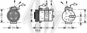 Diederichs DCK1515 - Compressore, Climatizzatore autozon.pro