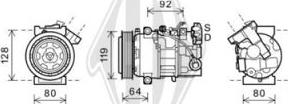 Diederichs DCK1510 - Compressore, Climatizzatore autozon.pro