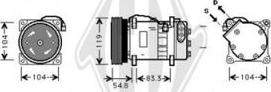 Diederichs DCK1580 - Compressore, Climatizzatore autozon.pro