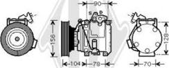 Diederichs DCK1532 - Compressore, Climatizzatore autozon.pro