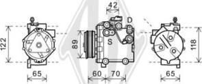 Diederichs DCK1526 - Compressore, Climatizzatore autozon.pro