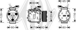 Diederichs DCK1696 - Compressore, Climatizzatore autozon.pro