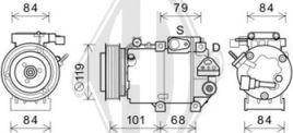 Diederichs DCK1666 - Compressore, Climatizzatore autozon.pro