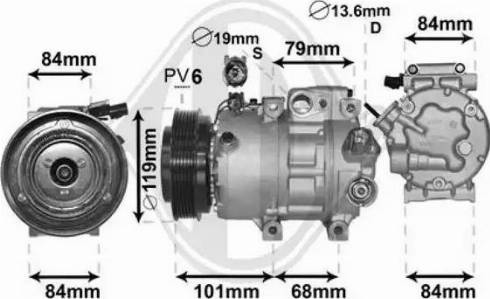 Diederichs DCK1660 - Compressore, Climatizzatore autozon.pro