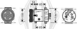 Diederichs DCK1612 - Compressore, Climatizzatore autozon.pro