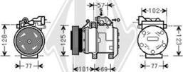 Diederichs DCK1680 - Compressore, Climatizzatore autozon.pro