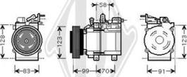 Diederichs DCK1631 - Compressore, Climatizzatore autozon.pro