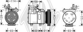 Diederichs DCK1633 - Compressore, Climatizzatore autozon.pro