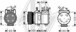 Diederichs DCK1629 - Compressore, Climatizzatore autozon.pro