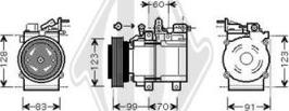 Diederichs DCK1624 - Compressore, Climatizzatore autozon.pro