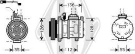 Diederichs DCK1092 - Compressore, Climatizzatore autozon.pro