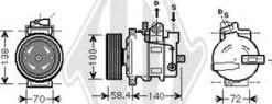 Diederichs DCK1048 - Compressore, Climatizzatore autozon.pro