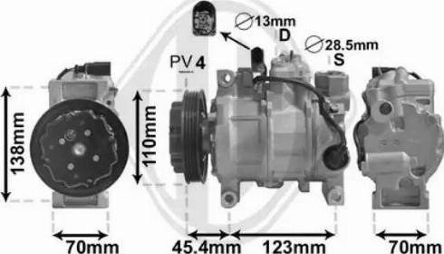 Diederichs DCK1047 - Compressore, Climatizzatore autozon.pro