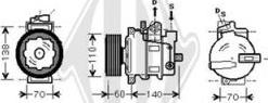 Diederichs DCK1050 - Compressore, Climatizzatore autozon.pro