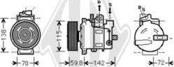 Diederichs DCK1061 - Compressore, Climatizzatore autozon.pro