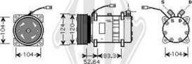 Diederichs DCK1008 - Compressore, Climatizzatore autozon.pro