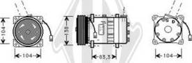 Diederichs DCK1003 - Compressore, Climatizzatore autozon.pro