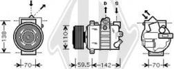 Diederichs DCK1034 - Compressore, Climatizzatore autozon.pro