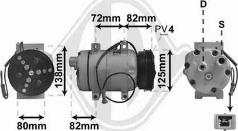 Diederichs DCK1038 - Compressore, Climatizzatore autozon.pro