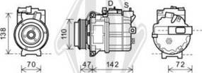 Diederichs DCK1025 - Compressore, Climatizzatore autozon.pro