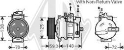 Diederichs DCK1074 - Compressore, Climatizzatore autozon.pro