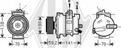 Diederichs DCK1073 - Compressore, Climatizzatore autozon.pro