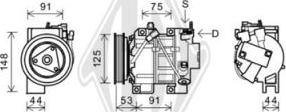 Diederichs DCK1198 - Compressore, Climatizzatore autozon.pro