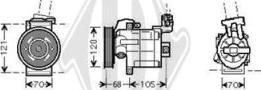 Diederichs DCK1193 - Compressore, Climatizzatore autozon.pro