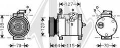 Diederichs DCK1149 - Compressore, Climatizzatore autozon.pro