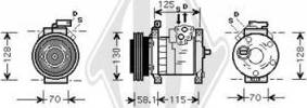 Diederichs DCK1144 - Compressore, Climatizzatore autozon.pro