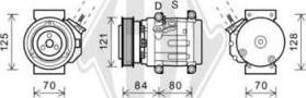 Diederichs DCK1155 - Compressore, Climatizzatore autozon.pro