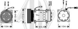 Diederichs DCK1169 - Compressore, Climatizzatore autozon.pro