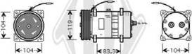 Diederichs DCK1166 - Compressore, Climatizzatore autozon.pro